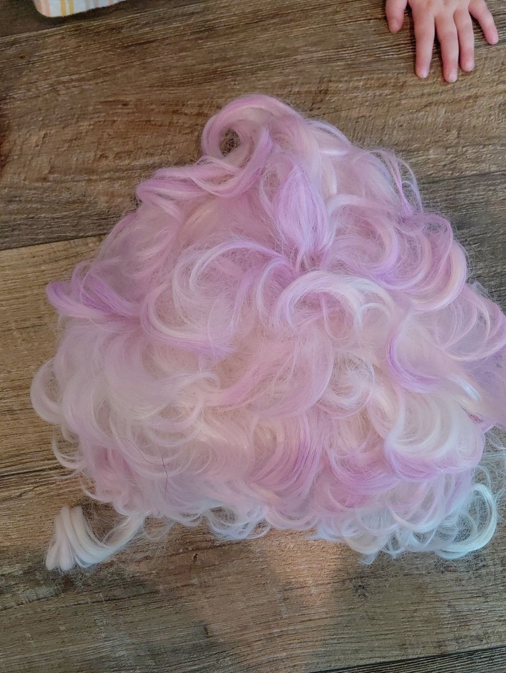 Halloween Purple White Floral Wig - Picture 4 of 4
